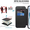 Techsuit - SmartMag Book Case - iPhone 15 Plus - Black