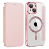 Techsuit - SmartMag kinyitható tok - iPhone 15 Plus - Rózsaszín