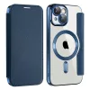 Techsuit - SmartMag kinyitható tok - iPhone 15 Plus - Kék
