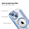 Techsuit - SmartMag kinyitható tok - iPhone 15 Plus - VIlágoskék