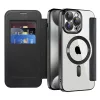 Techsuit - SmartMag kinyitható tok - iPhone 15 Pro Max - Fekete