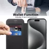 Techsuit - SmartMag kinyitható tok - iPhone 15 Pro Max - Fekete