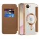 Techsuit - SmartMag Book Case - iPhone 16e / iPhone 17e - Brown