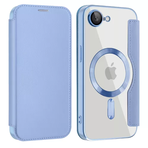 Techsuit - SmartMag Book Case - iPhone 16e / iPhone 17e - Light Blue