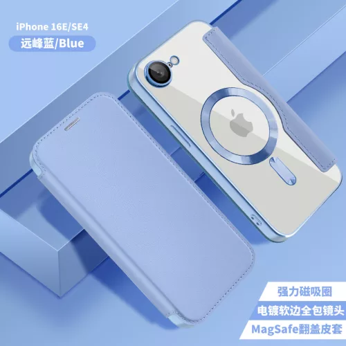 Techsuit - SmartMag Book Case - iPhone 16e / iPhone 17e - Light Blue