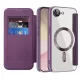 Techsuit - SmartMag Book Case - iPhone 16e / iPhone 17e - Purple