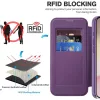 Techsuit - SmartMag Book Case - iPhone 16e / iPhone 17e - Purple