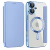 Techsuit - SmartMag Book Case - iPhone 16 - Light Blue