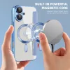 Techsuit - SmartMag Book Case - iPhone 16 - Light Blue