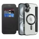 Techsuit - SmartMag kinyitható tok - iPhone 16 Plus - Fekete