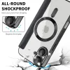 Techsuit - SmartMag kinyitható tok - iPhone 16 Plus - Fekete