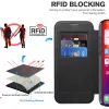 Techsuit - SmartMag kinyitható tok - iPhone 16 Plus - Fekete