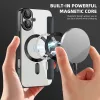 Techsuit - SmartMag kinyitható tok - iPhone 16 Plus - Fekete