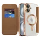 Techsuit - SmartMag kinyitható tok - iPhone 16 Plus - Barna