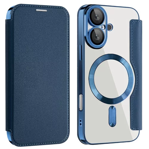 Techsuit - SmartMag Book Case - iPhone 16 Plus - Blue