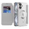 Techsuit - SmartMag kinyitható tok - iPhone 16 Plus - Szürke