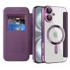 Techsuit - SmartMag Book Case - iPhone 16 Plus - Purple
