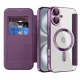 Techsuit - SmartMag Book Case - iPhone 16 Plus - Purple