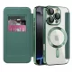 Techsuit - SmartMag kinyitható tok - iPhone 16 Pro - Zöld