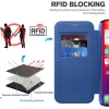 Techsuit - SmartMag kinyitható tok - iPhone 16 Pro - Kék