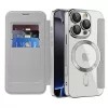 Techsuit - SmartMag kinyitható tok - iPhone 16 Pro - Szürke