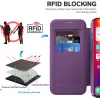 Techsuit - SmartMag kinyitható tok - iPhone 16 Pro - Lila
