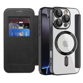 Techsuit - SmartMag Book Case - iPhone 16 Pro Max - Black