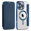 Techsuit - SmartMag kinyitható tok - iPhone 16 Pro Max - Kék