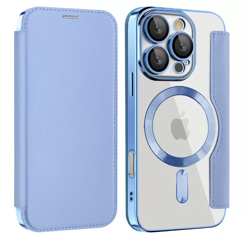 Techsuit - SmartMag kinyitható tok - iPhone 16 Pro Max - VIlágoskék