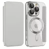 Techsuit - SmartMag kinyitható tok - iPhone 16 Pro Max - Szürke