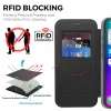 Techsuit - SmartMag Book Case - iPhone 17 - Black