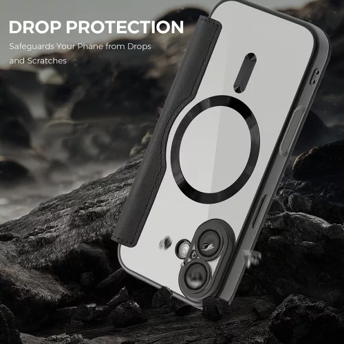 Techsuit - SmartMag Book Case - iPhone 17 - Black