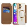 Techsuit - SmartMag kinyitható tok - iPhone 17 - Barna