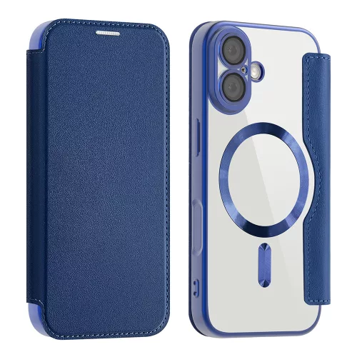 Techsuit - SmartMag kinyitható tok - iPhone 17 - Kék