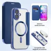 Techsuit - SmartMag kinyitható tok - iPhone 17 - Kék