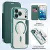 Techsuit - SmartMag kinyitható tok - iPhone 17 Pro - Zöld