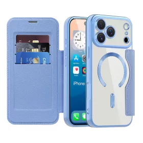   Techsuit - SmartMag kinyitható tok - iPhone 17 Pro - VIlágoskék