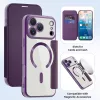 Techsuit - SmartMag kinyitható tok - iPhone 17 Pro - Lila