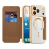 Techsuit - SmartMag kinyitható tok - iPhone 17 Pro Max - Barna
