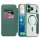 Techsuit - SmartMag kinyitható tok - iPhone 17 Pro Max - Zöld