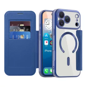   Techsuit - SmartMag kinyitható tok - iPhone 17 Pro Max - Kék