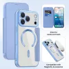 Techsuit - SmartMag kinyitható tok - iPhone 17 Pro Max - VIlágoskék
