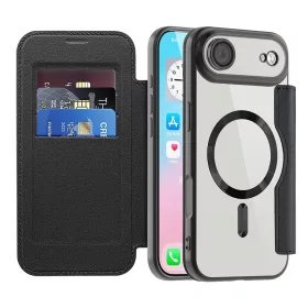 Techsuit - SmartMag kinyitható tok - iPhone 17 Air - Fekete