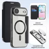 Techsuit - SmartMag kinyitható tok - iPhone 17 Air - Fekete