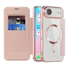   Techsuit - SmartMag kinyitható tok - iPhone 17 Air - Rózsaszín