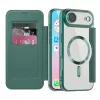 Techsuit - SmartMag kinyitható tok - iPhone 17 Air - Zöld