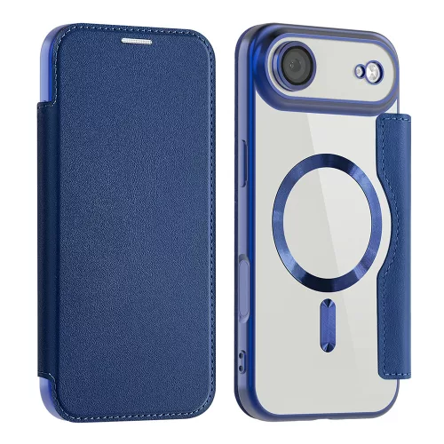 Techsuit - SmartMag kinyitható tok - iPhone 17 Air - Kék