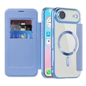   Techsuit - SmartMag kinyitható tok - iPhone 17 Air - VIlágoskék