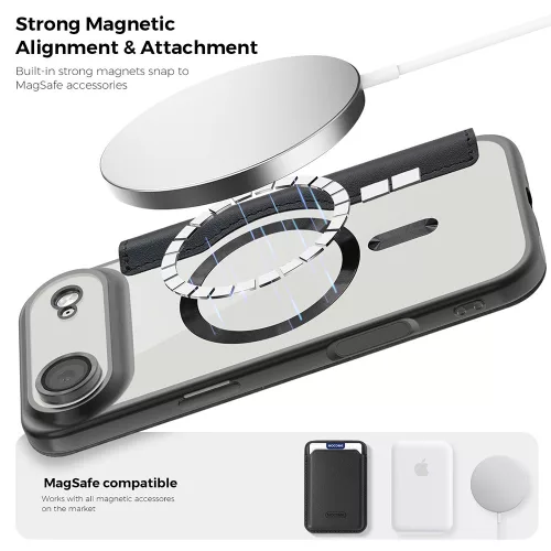 Techsuit - SmartMag kinyitható tok - iPhone 17 Air - VIlágoskék