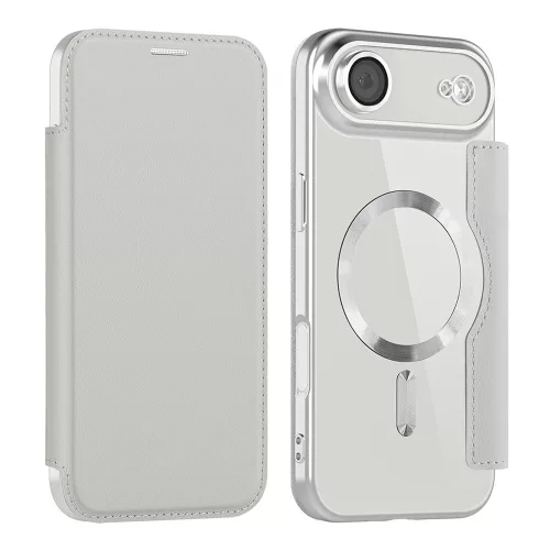 Techsuit - SmartMag kinyitható tok - iPhone 17 Air - Szürke